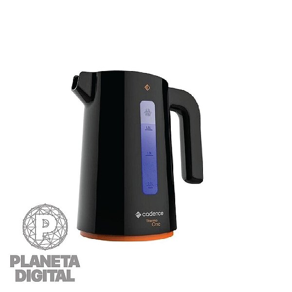 Chaleira Elétrica Thermo One 110V Luz Indicadora 1,7 Litros Bico com Peneira Desligamento Automático - CADENCE