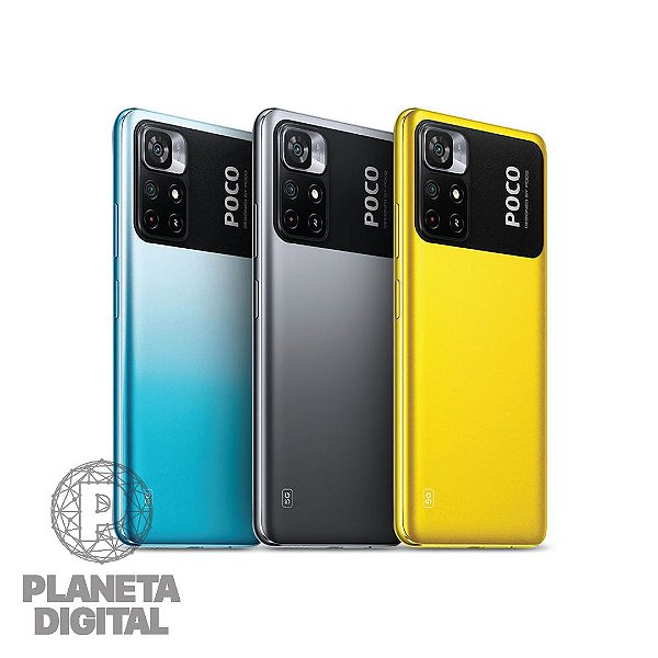 Smartphone Poco M4 Pro 5G 64GB Impressão Digital 5000mAh Tela 6.6" Bússola 4GB RAM Estabilização Digital - XIAOMI