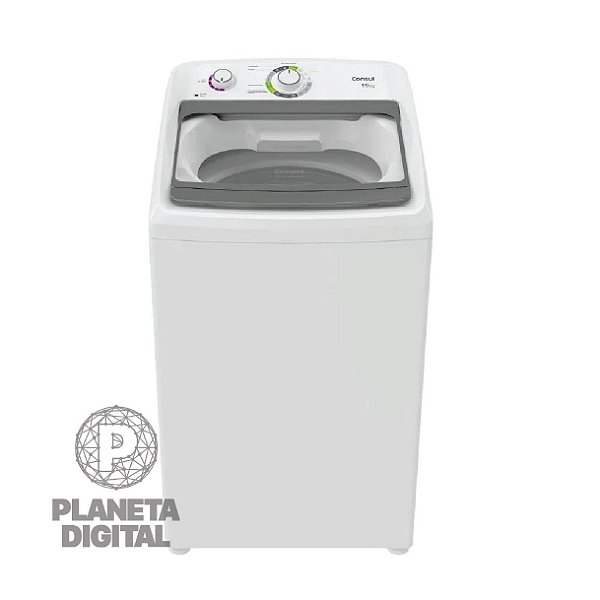 Máquina de Lavar Roupas 450W 15 Ciclos de Lavagem 11Kg de Capacidade Dosagem Extra DFácil Ciclo Edredom Dual Dispenser - CONSUL