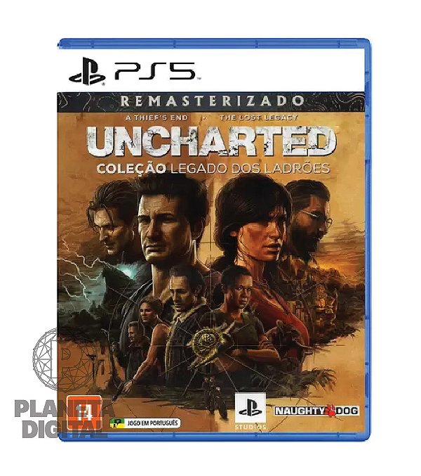 Jogo Uncharted: Coleção Legado Dos Ladrões - PS5 - Naughty Dog