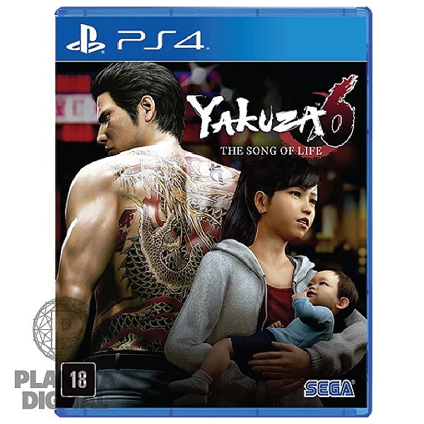 Jogo Yakuza 6 para PS4 Batalhas Intensas Ação, Luta e Aventura - SEGA