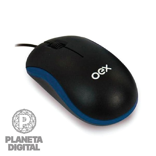Mouse Óptico 1000 DPI USB Tamanho Mini: Ideal para Usuários de Notebooks 2 Botões + Scroll Design Ergonômico MS103 - OEX