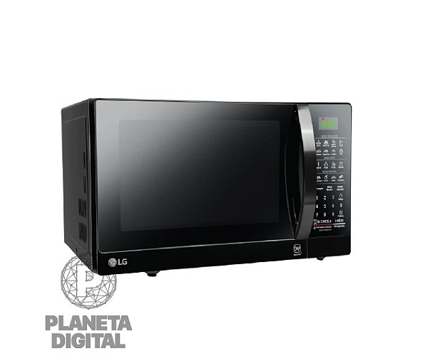 Forno Micro-Ondas Solo com Revestimento EasyClean de Bancada 800W Capacidade de 30 litros Cozimento Perfeito Prato Giratório Mantêm Aquecido Preto MS3097ARA - LG