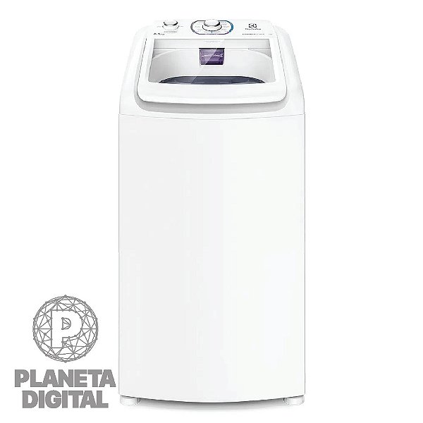 Máquina de Lavar Roupa Capacidade de 8.5Kg Diluição Inteligente 4 Níveis de Água 10 Programas de Lavagem Filtro Pega Fiapos Branco LES09 - ELECTROLUX