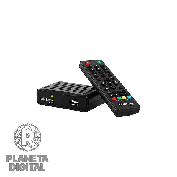 Conversor Digital de TV com Gravador 4W LED Indicador de USO USB 2.0 Preto CD 700 - INTELBRAS