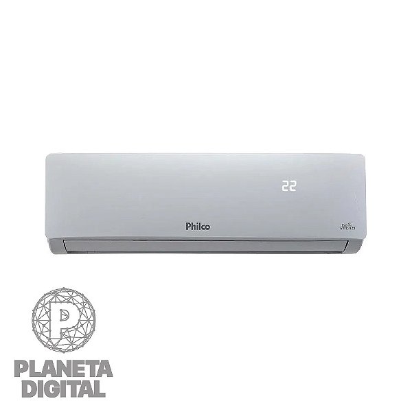 Ar Condicionado 9000Btus Inverter Quente e Frio 850W Função Turbo Filtro de Ar Possui Controle Remoto Branco PAC9000IQFM4 - PHILCO