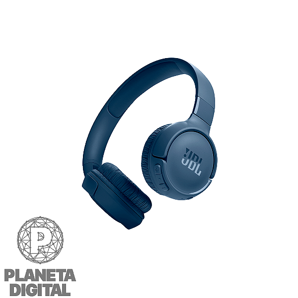 Fone de Ouvido Tune520BT Bluetooth 5.3 Duração de Até 57 Horas Microfone Integrado Fones Almofadados Dobrável Conexão Multi-Point Carregamento Rápido - JBL