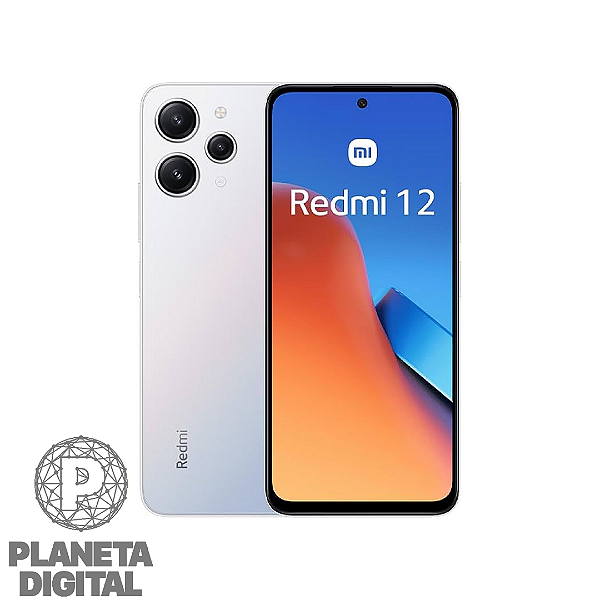 Smartphone Redmi 12 4G Tela 6.79" IPS LCD 256GB Impressão Digital 8GB RAM Bluetooth 5.3 Câmera Traseira: 50MP+8MP+2MP NFC 5000mAh - XIAOMI