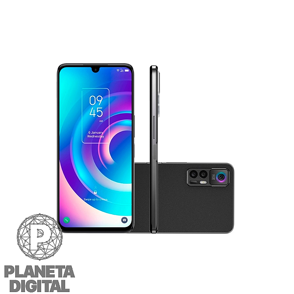 Smartphone TCL 30 5G 128GB 4GB RAM Tela 6.7" AMOLED NFC Android 12 Câmera 50MP Bluetooth 5.1 USB-C 2.0 Bateria 5010mAh - TCL