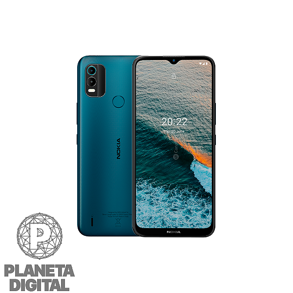 Smartphone C21 PLUS 128GB Tela 6.51" IPS LCD Android 11 (GO Edition) Câmeras: 13MP+2MP Bluetooth 4.2 Bateria: 4000mAH - NOKIA