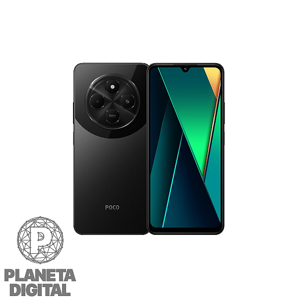 Smartphone POCO C75 4G 256GB 8GB RAM Tela 6.88" IPS LCD Câmeras: 50MP+0.08MP Bluetooth 5.4 NFC Impressão Digital 5160mAh - XIAOMI