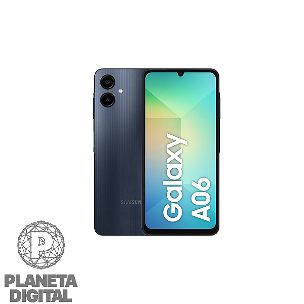 Smartphone Galaxy A06 4G 128GB 4GB RAM Tela 6.7" PLS LCD Câmera Traseira: 50MP+2MP Impressão Digital 5000mAh - SAMSUNG