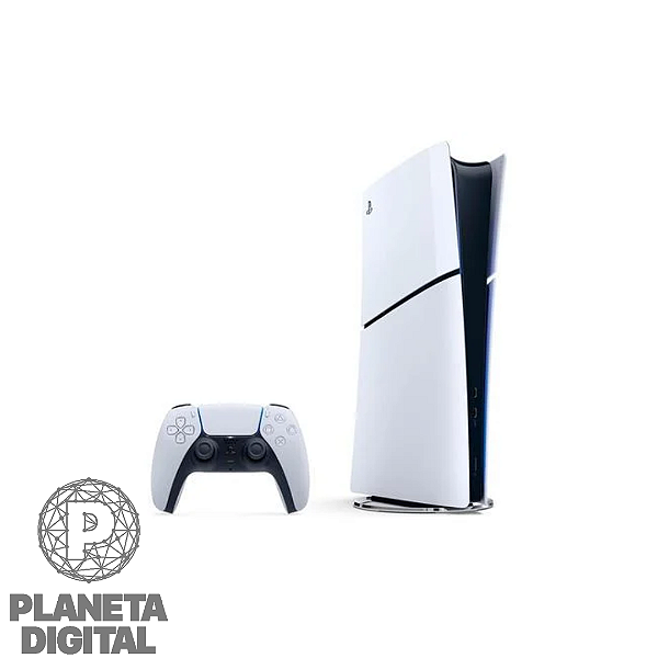 Console PlayStation 5 Slim SSD 1TB Edição Digital Controle Sem Fio Acompanha os Jogos: Returnal e Ratchet e Clank - SONY
