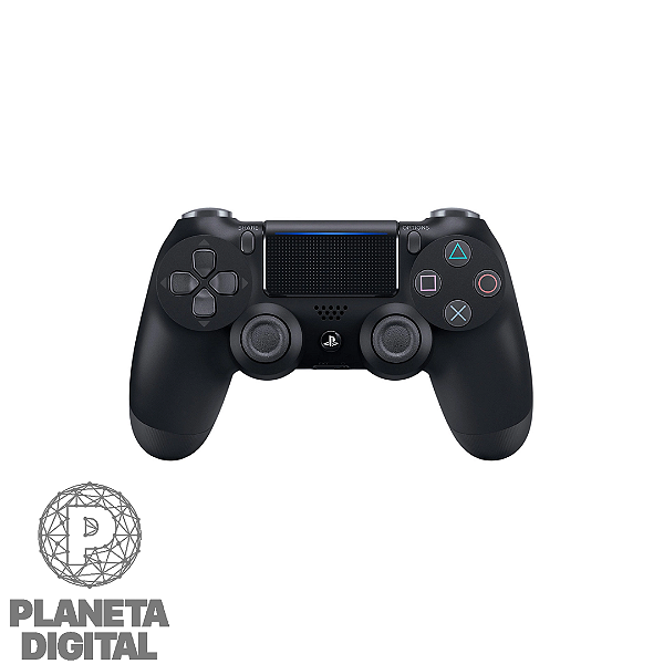 Controle para PlayStation 4 Sem Fio DualShock Barra de Luz Sensores de Movimento Alto-falante Embutido Preto - SONY