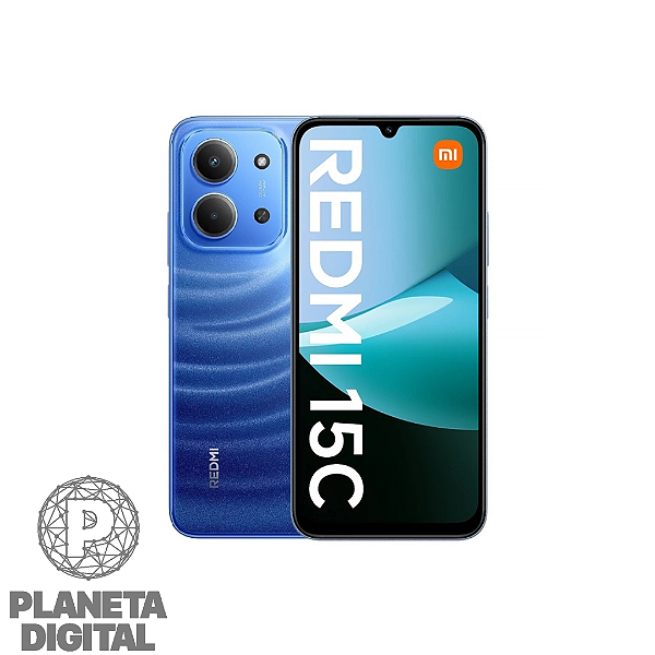 Smartphone Redmi 15C 4G 256GB 8GB RAM Tela 6.9" PLS LCD Câmera: 50MP+0.08MP 6.000mAh - XIAOMI