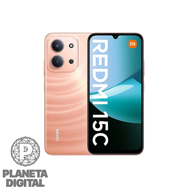 Smartphone Redmi 15C 4G 256GB 8GB RAM Tela 6.9" PLS LCD Câmera: 50MP+0.08MP 6.000mAh - XIAOMI