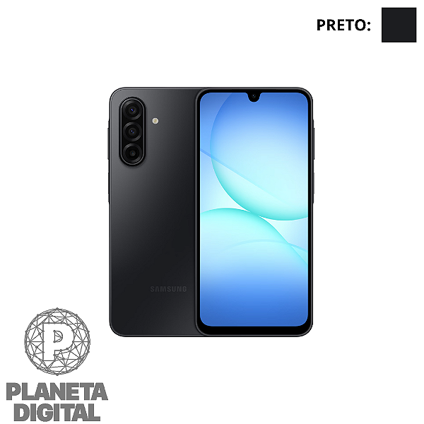 Smartphone Galaxy A17 5G 128GB 6GB RAM Tela 6.7" Super AMOLED Câmera: 50MP+5MP+2MP Android 15 5.000mAh - SAMSUNG