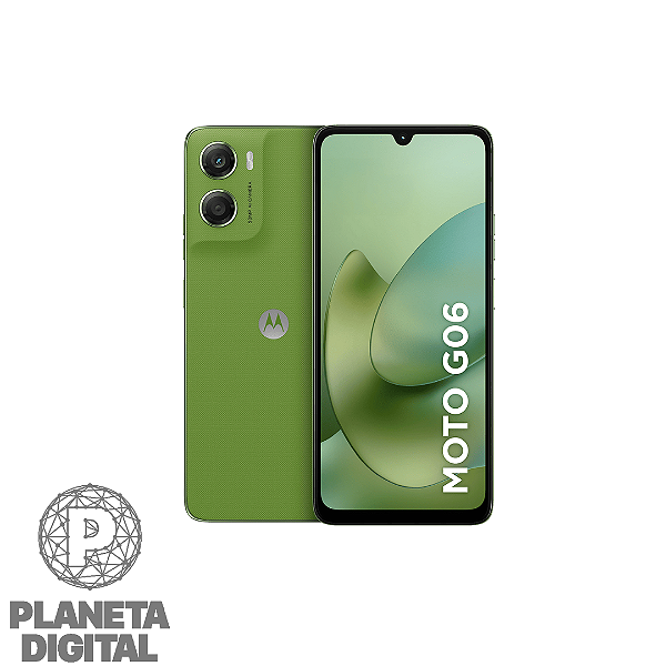 [LANÇAMENTO] Smartphone MOTO G06 4G 256GB 4GB RAM+8GB RAM Boost* Tela 6.9" HD+ 5.200mAh Android 15 - MOTOROLA