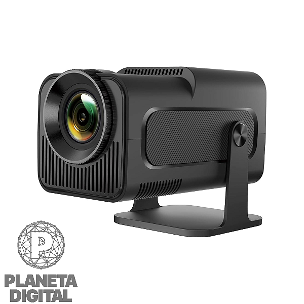 Mini Projetor HY320 Tela de Até 300" Full HD Android 13 Wi-Fi Bluetooth 5.0 Preto - ULTRAHD