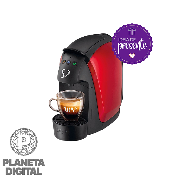 [LANÇAMENTO] Cafeteira Espresso Luna 1.200W Capacidade: 600ml Automática Multipressão 2 e 15 Bar - TRÊS CORAÇÕES