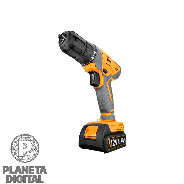 [LANÇAMENTO] Parafusadeira e Furadeira 12V WF 12K3.2 Seletor de Torque com 18 Níveis Controle de Intensidade Bivolt - WAP