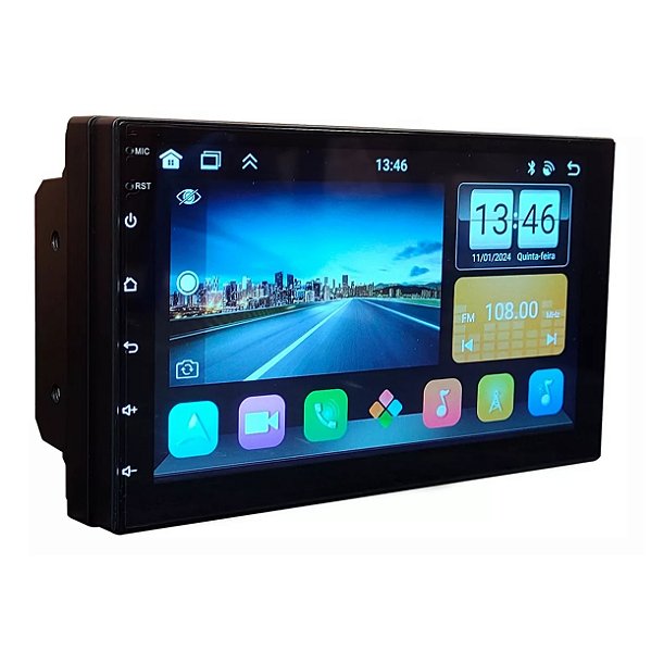 Multimídia Mp5 Premium 7'' Pol E-tech Bluetooth Android