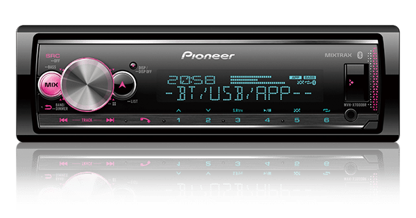 Aparelho Som Automotivo Pioneer Mvh X7000br Player Preto