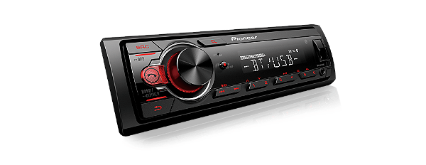 Pioneer MVH S218BT automotivo preto de 23W