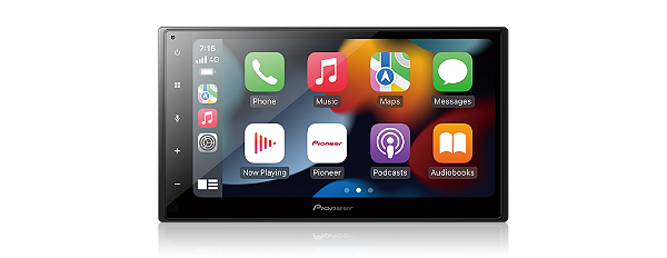 Central Multimídia Pioneer Receiver Dmh-a5450bt 6,8 Wi-fi