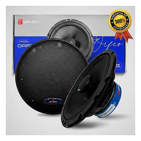 Par Alto Falante Coaxial Orfeo 6" 160wrms Orf160 Ophera Som Automotivo de Qualidade