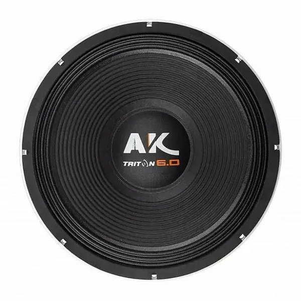 Alto Falante Woofer Triton Ak 6.0 18" Polegadas 3000w Rms 4 Ohms Branco Grave Forte Pancadão Paredão