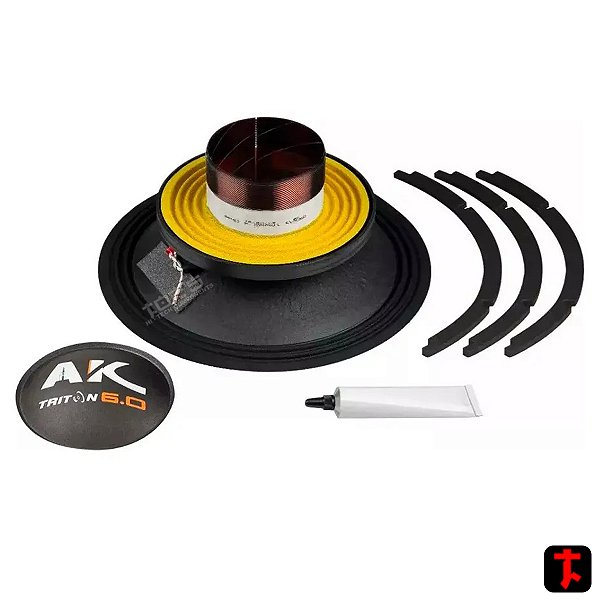 Reparo Alto Falante Triton AK 6.0 15" Polegadas Original 4 Ohms Som Automotivo