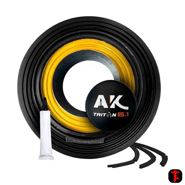 Reparo Alto Falante Triton AK 6.1 12" Polegadas Original 2 Ohms Som Automotivo
