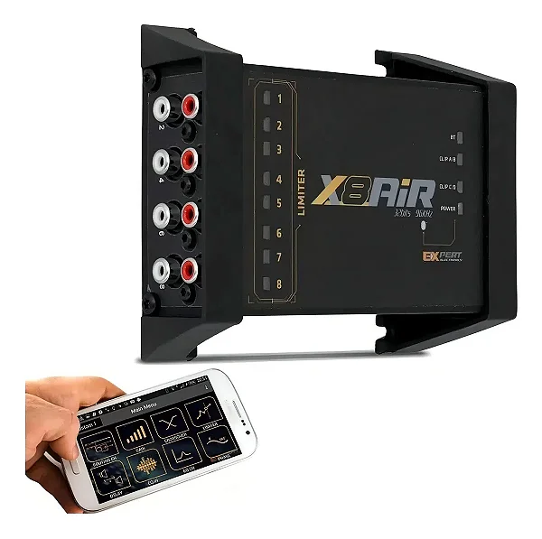 Processador de Áudio Expert X8 Air Bluetooth