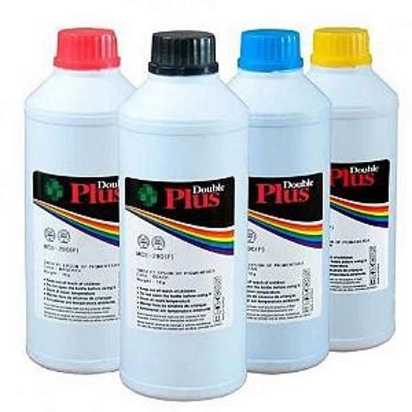 Kit 4 litros Tinta Double Plus para Hp Gt 53 Gt 51 667 664