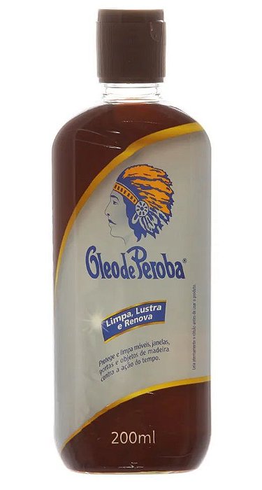 Oleo de Peroba King Frasco 100mL Oleo para Madeiras Soluções em Higiene e Limpeza