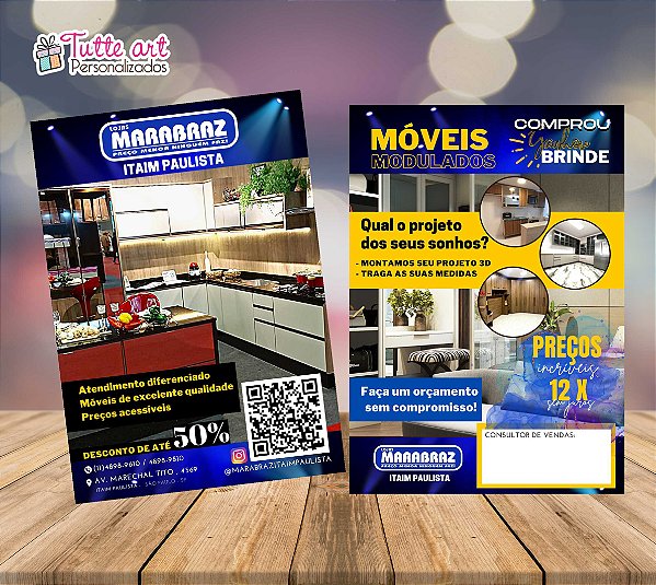 Panfleto 10x15cm 4x4 - 2500 UNID.