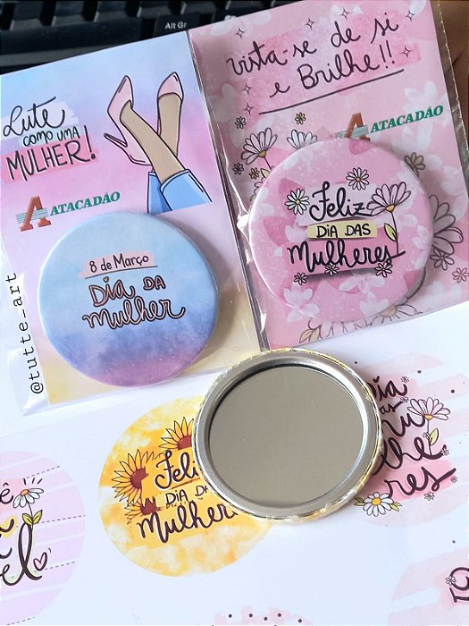 Botton Espelho com Card