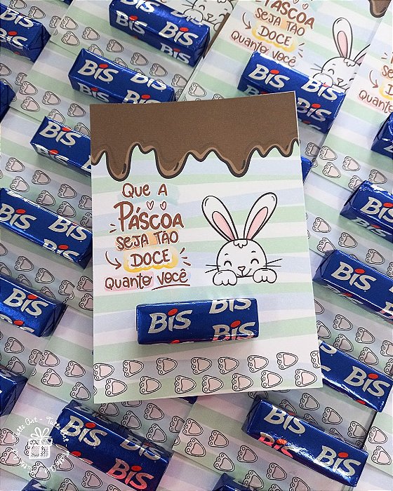 Card Páscoa com Bis