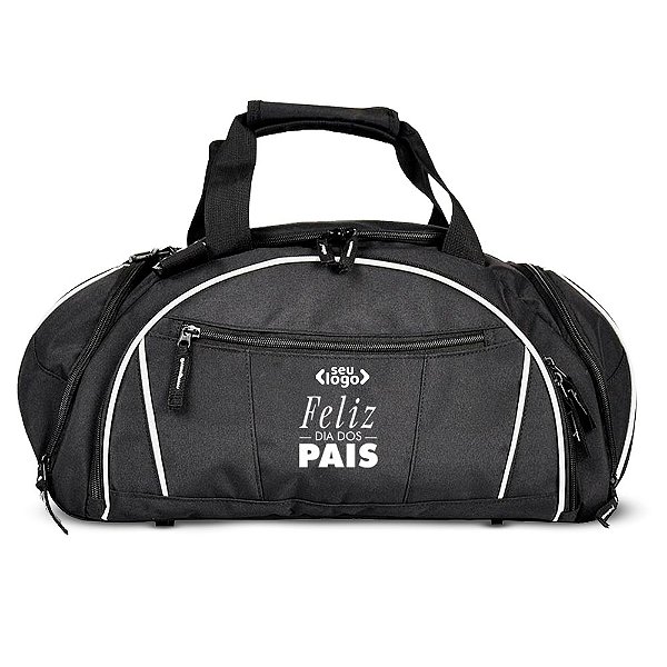 Mala Esportiva Em Nylon Poliéster 300D Preto - 35L 09291