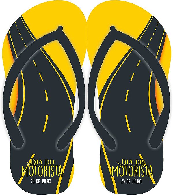 Chinelo Personalizado Dia do Motorista