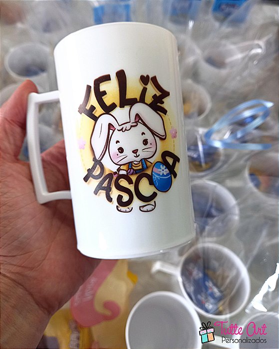 Caneca Acrílica Páscoa