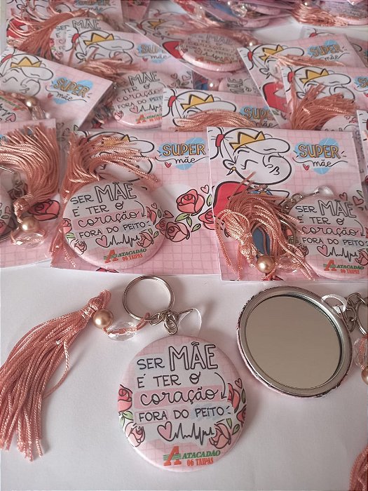 Chaveiro Espelho Dia Das Mães