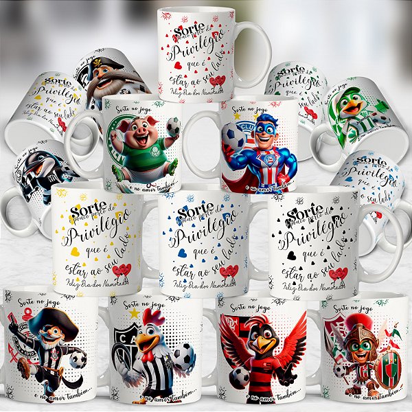 Caneca de Cerâmica Dia dos Namorados