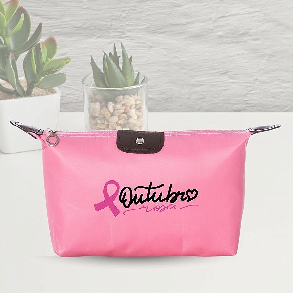 Necessarie Poliéster Impermeável - Outubro Rosa