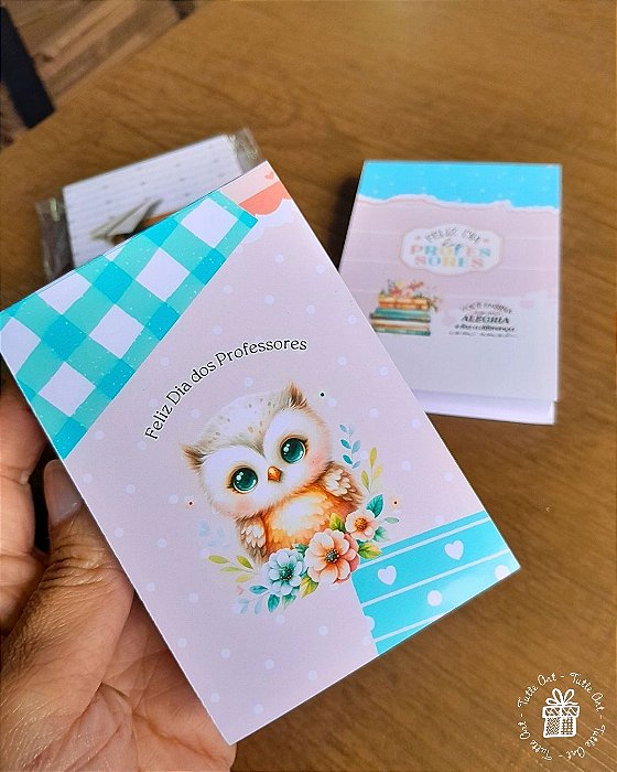 Bloco de Anotação Dia dos Professores