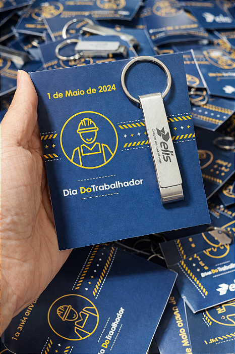 Chaveiro Abridor Com Card Personalizadod