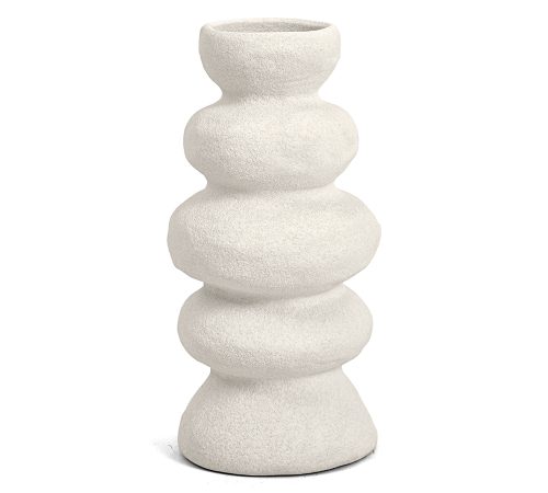 Vaso Cerâmica Organico Off