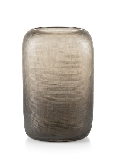 Vaso Trama Cinza - G