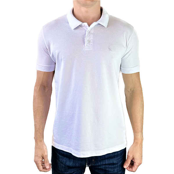 Comprar Camisa polo malha piquet com elastano- chumbo - WM9042 - R